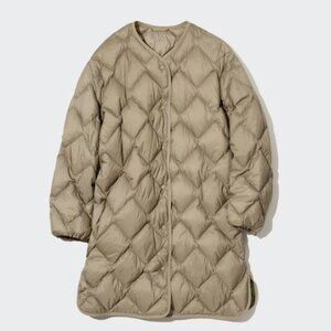 Uniqlo Ultralight Down Quilted Liner Coat - Khaki
